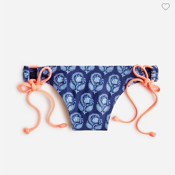J.Crew Navy floral bouquet bikini NWT - Picture 3 of 12